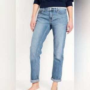 Classic Old Navy Blue boyfriend Denim Jeans mid rise